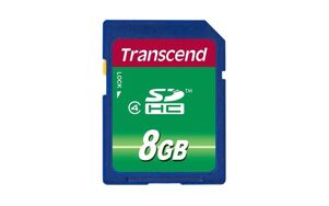 8GB SD HC kaart